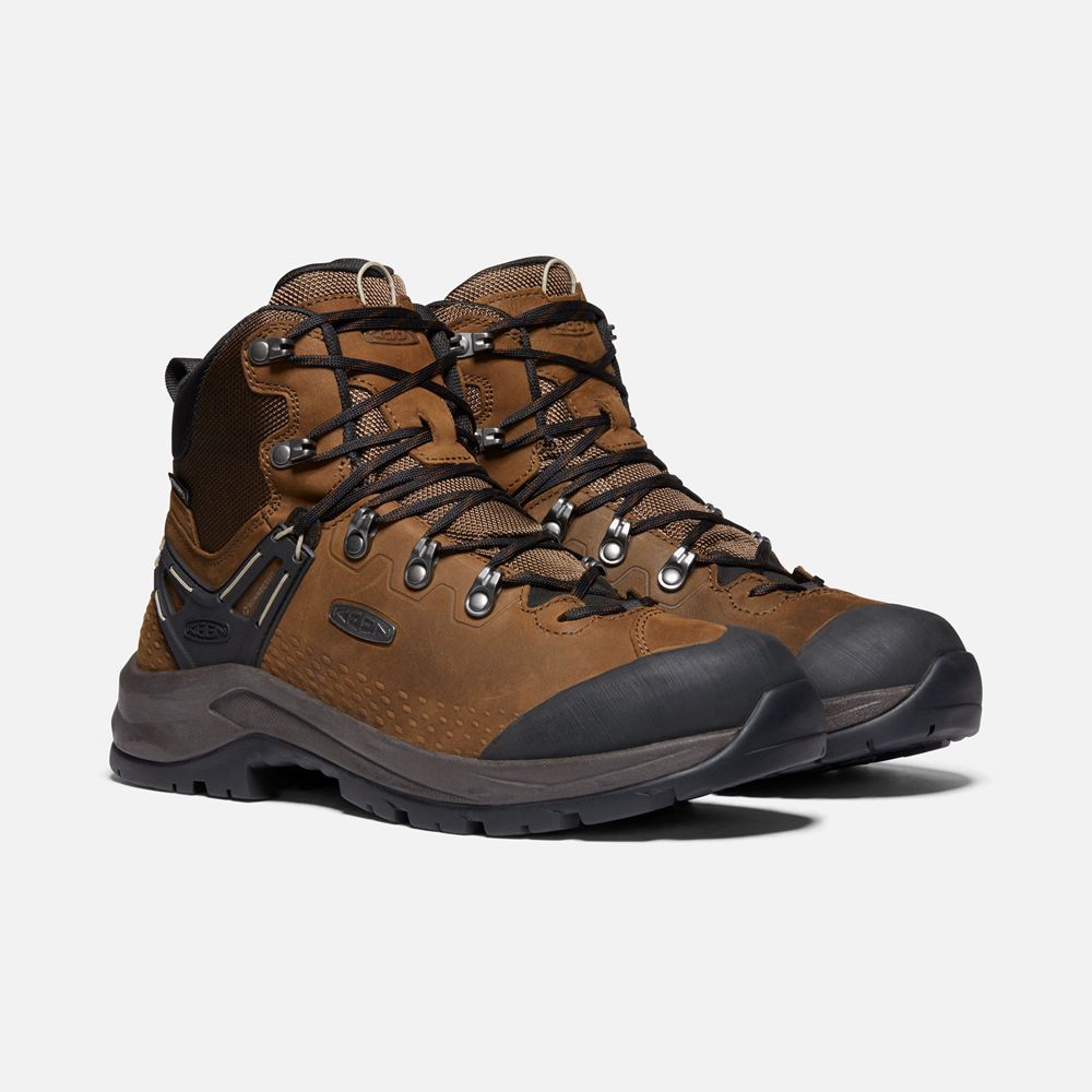 Botas de Seguridad Keen Mexico Marrom/Negros - Hombre Wild Sky Waterproof - RM4082375